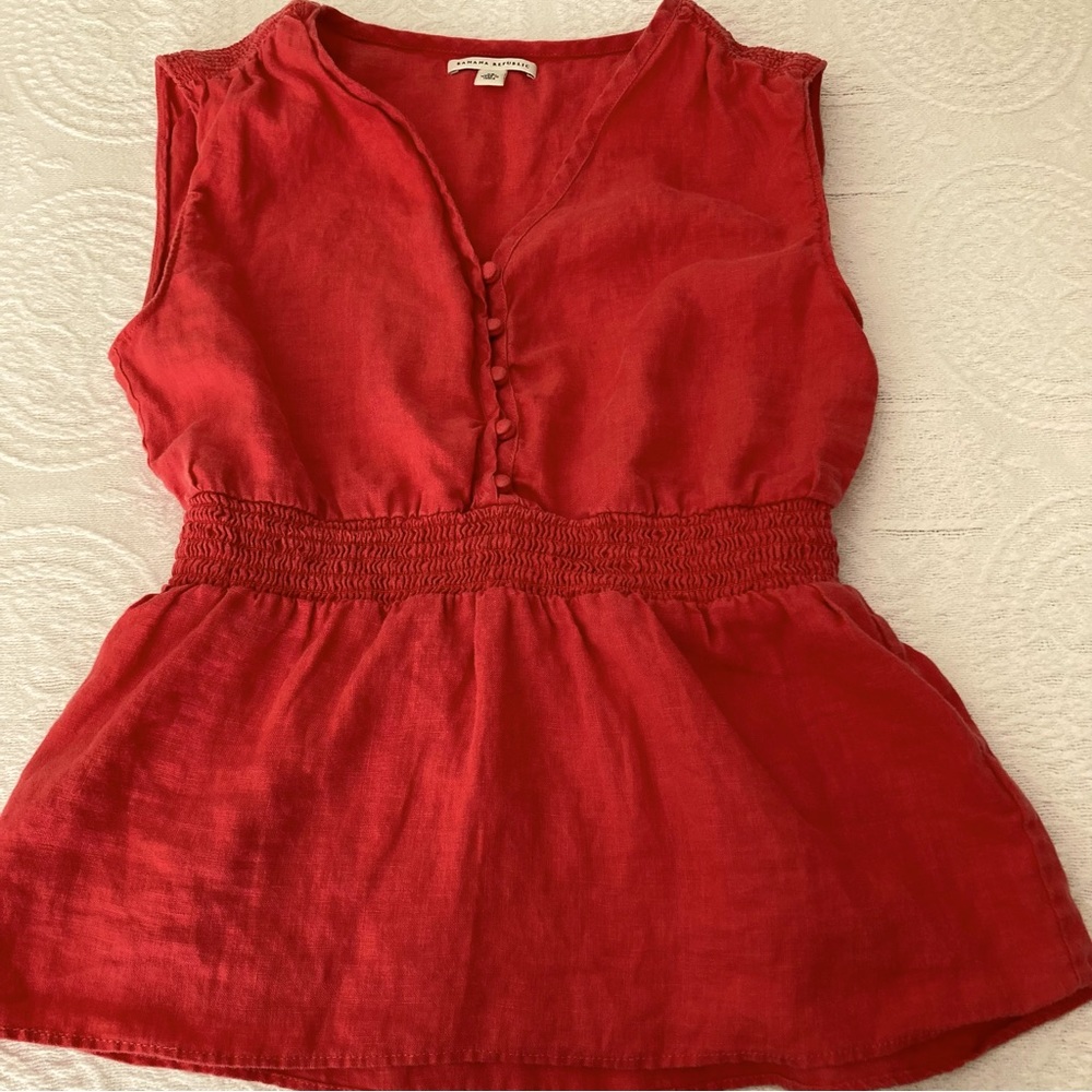 Banana Republic linen top